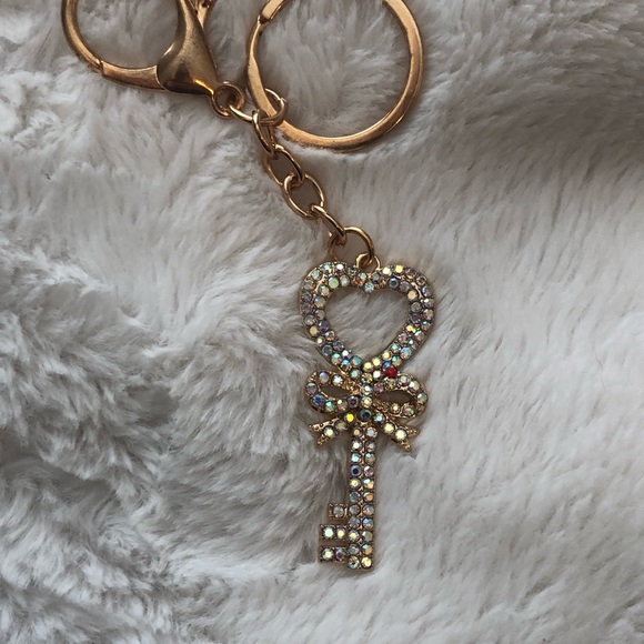 Multicolored Key Bag/Key Charm - Picture 4 of 4